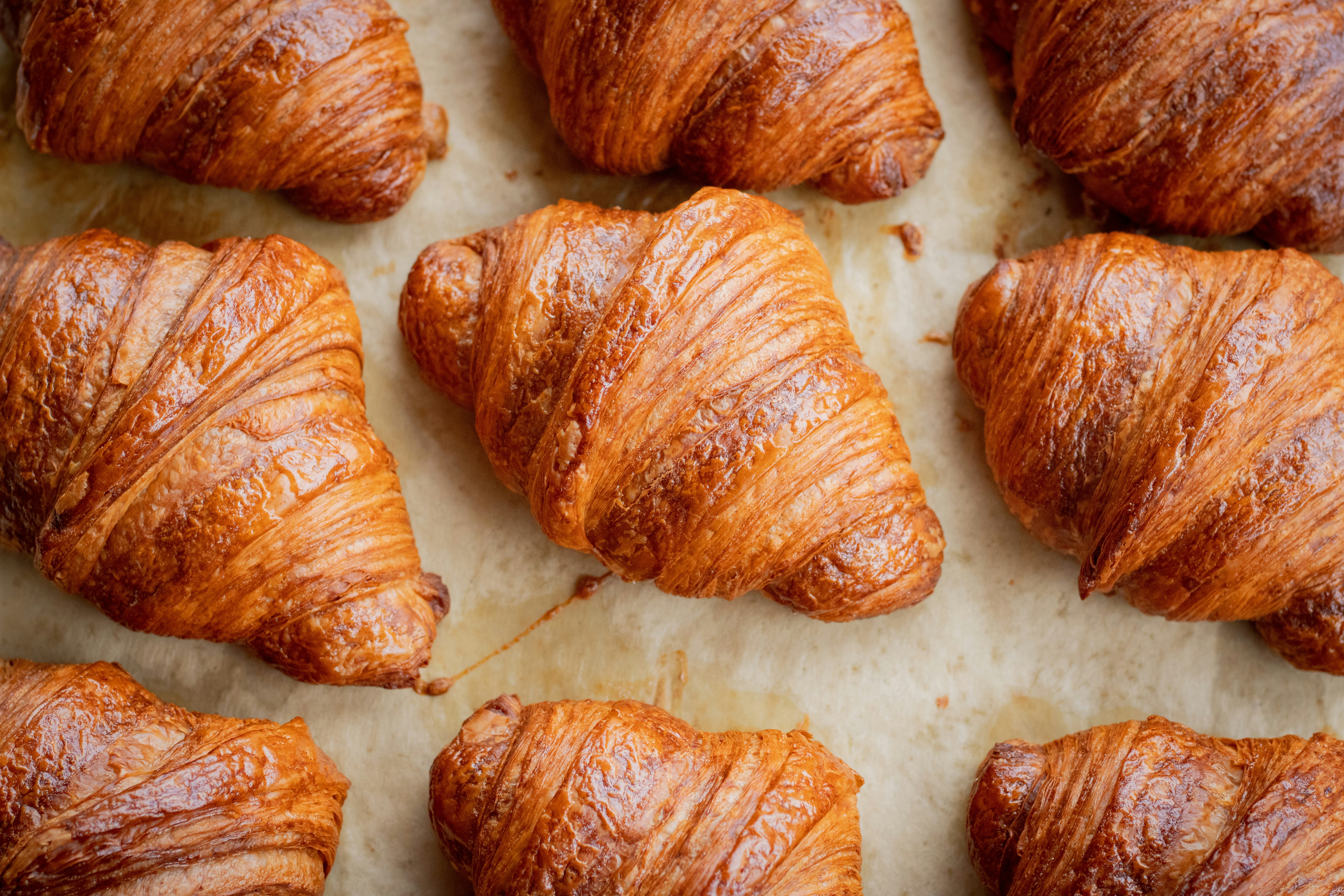 Golden croissants